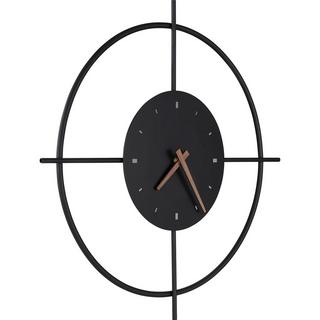 mutoni Orologio da parete Sussy metallo nero opaco LED 50  