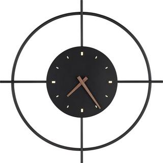 mutoni Orologio da parete Sussy metallo nero opaco LED 50  