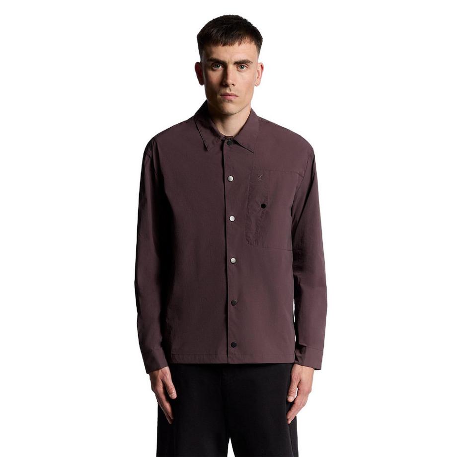 Chemise Large Uni À Boutonspression