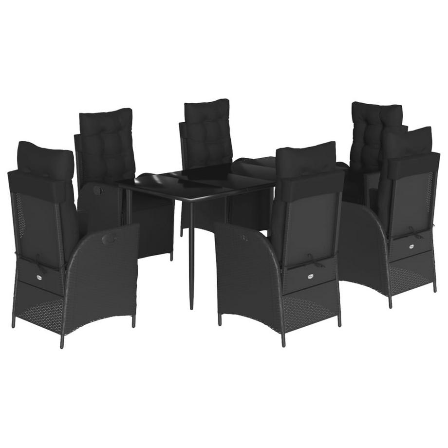 Ensemble à manger de jardin rotin synthétique