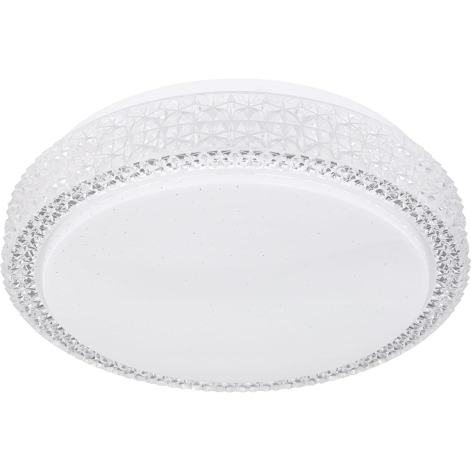 mutoni Plafonnier Ovi métal blanc 1xLED 30x30x8  