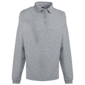 Europe Sweatshirt mit Knopfleiste und Kragen