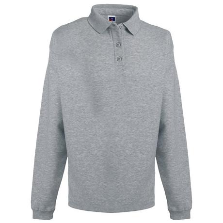 Russell Sweatshirt avec patte de boutonnage et col  