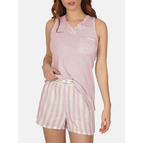 Admas  Pyjama short débardeur Classic Stripes 