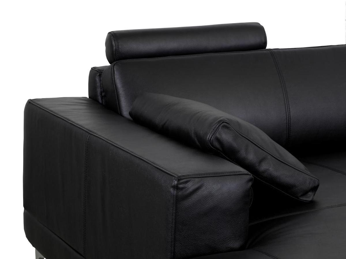 LINEA SOFA Canapé panoramique 7 places cuir supérieur DONATELLO II Angle gauche  