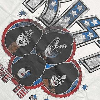 KISS Alive In '77 T-Shirt Ringer  