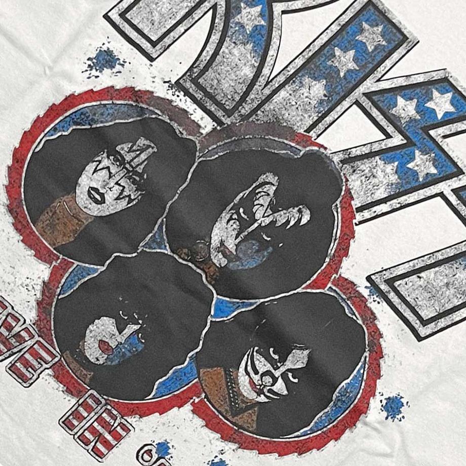 KISS Alive In '77 T-Shirt Ringer  
