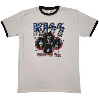KISS Alive In '77 T-Shirt Ringer  