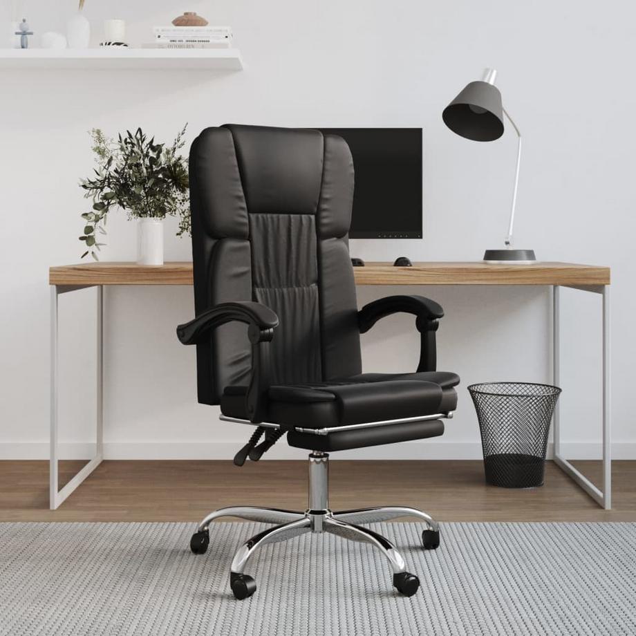 VidaXL Chaise de bureau cuir artificiel  