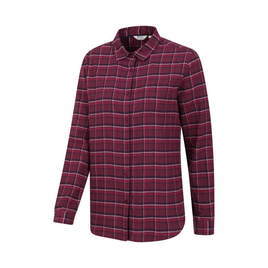 Mountain Warehouse Balsam Camicia a Quadri Maniche Lunghe  