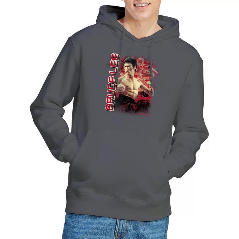 Bruce Lee Fury Felpa Con Cappuccio  