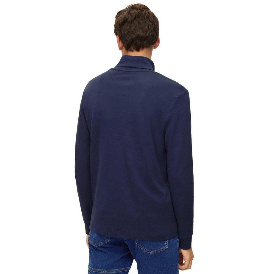 HUGO Camicia a maniche lunghe Collo alto Regular Fit  