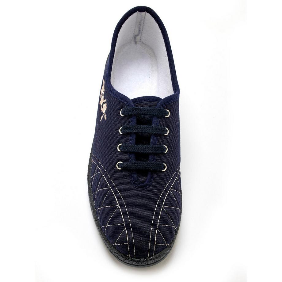 Pédiconfort Derbie Bestickte Schnürschuhe  