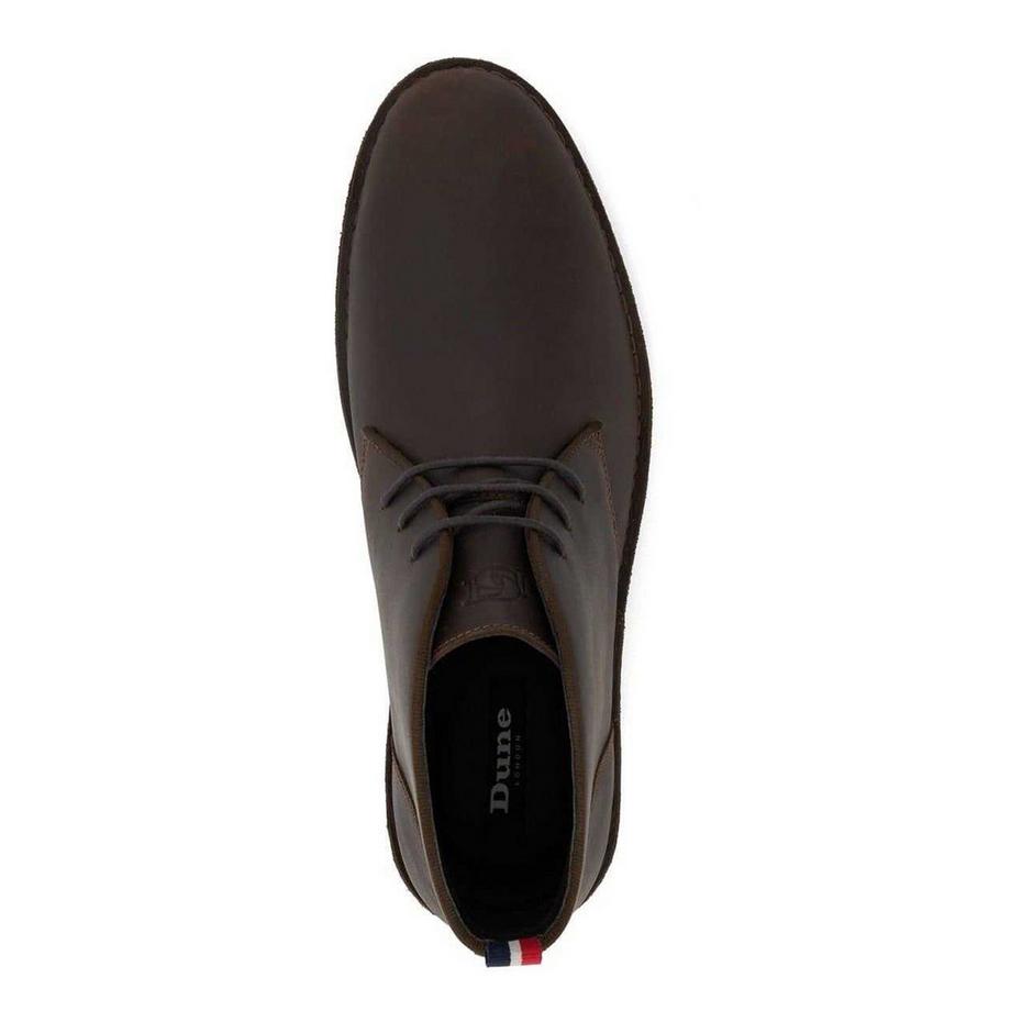 Dune London Bottines Désert Daim Semelle Contraste  