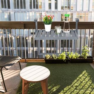 B2X Balkontisch Hängetisch Holz  