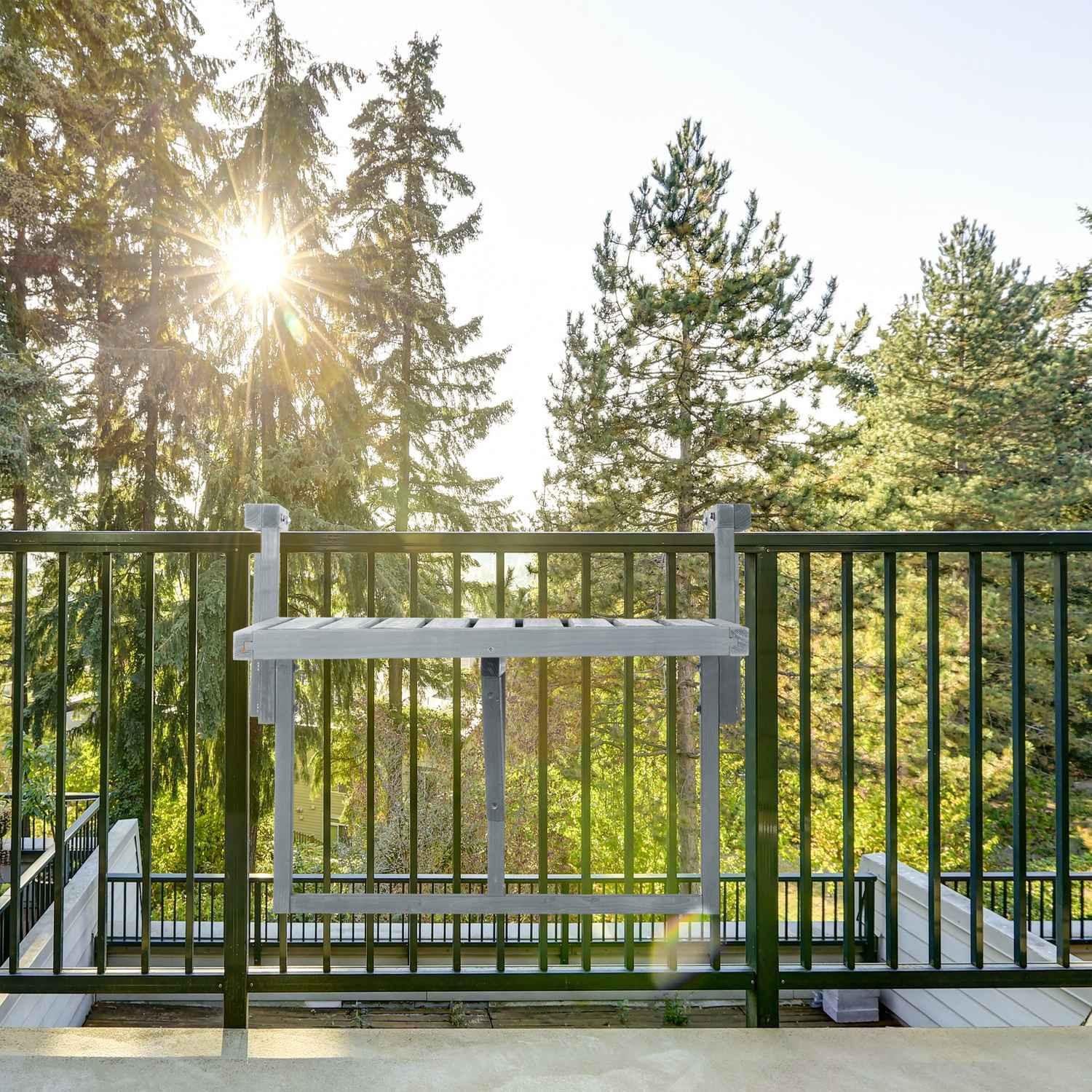 B2X Balkontisch Hängetisch Holz  