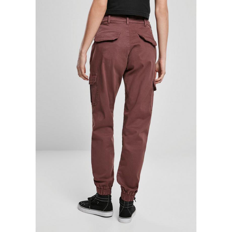 URBAN CLASSICS Pantaloni High Waist Cargo  