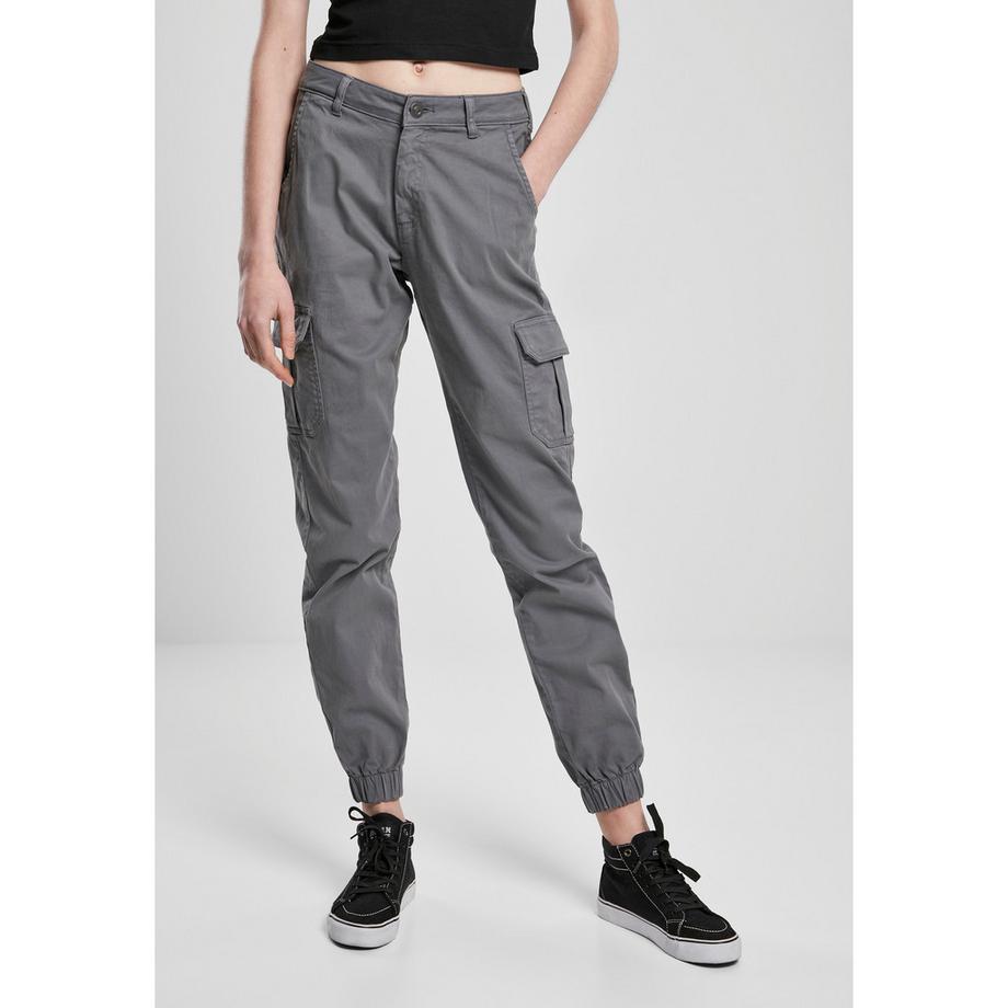 URBAN CLASSICS Pantaloni High Waist Cargo  