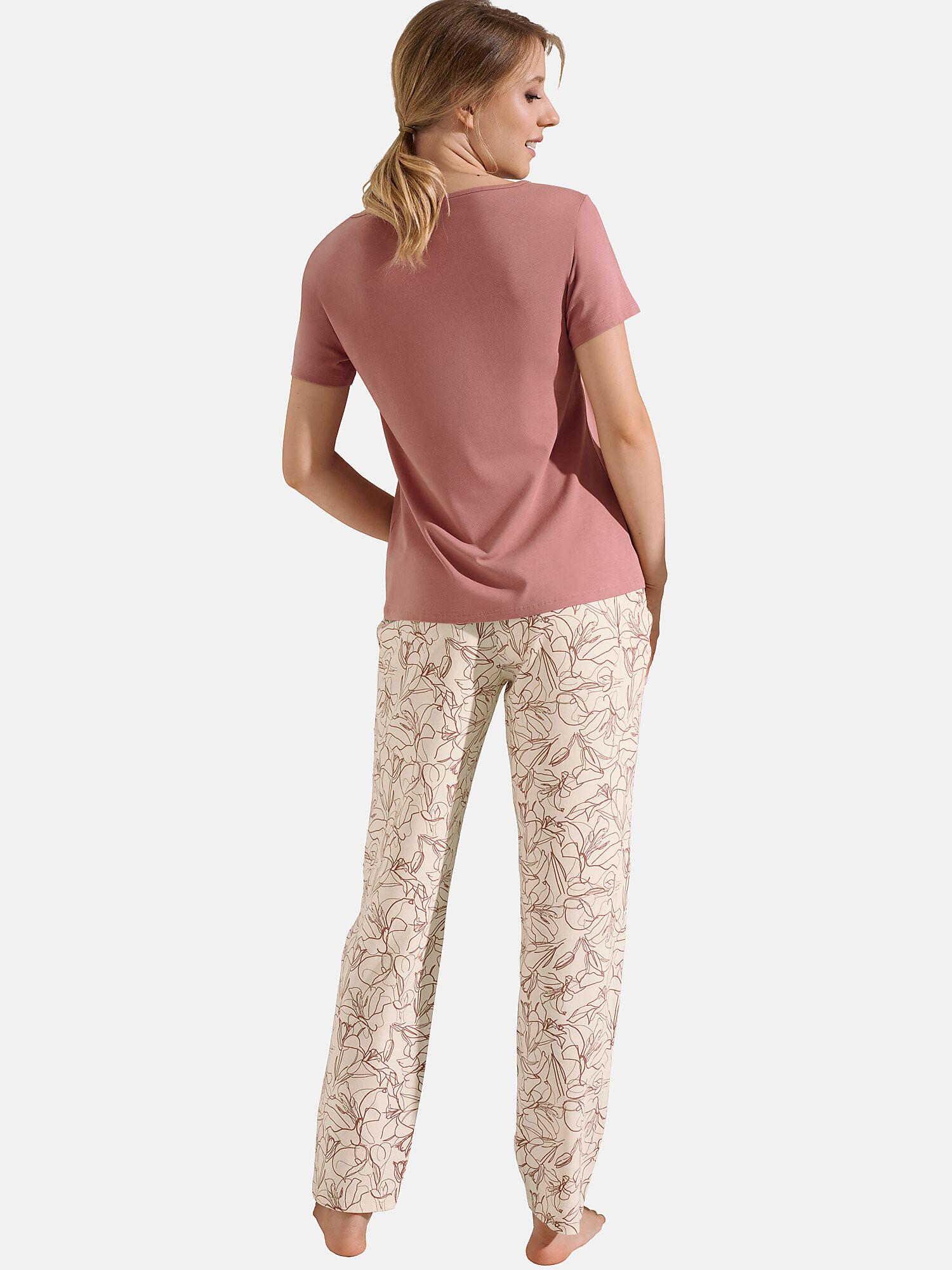 Lisca  Pyjama pantalon t-shirt manches courtes Nina 