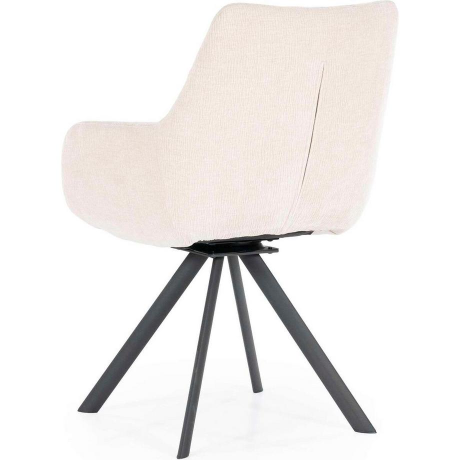 mutoni Chaise avec accoudoirs Bliss beige  