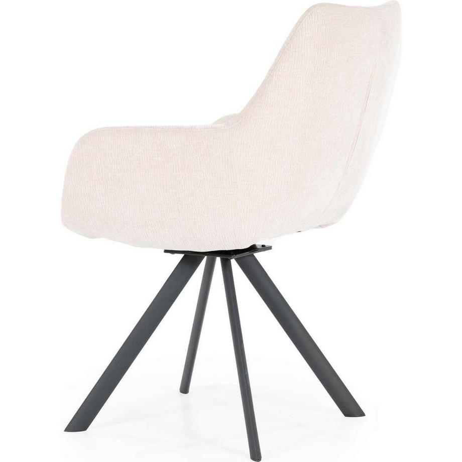 mutoni Chaise avec accoudoirs Bliss beige  