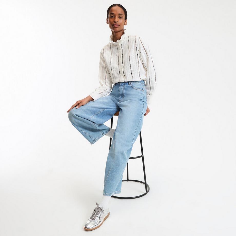 La Redoute Collections Chemise ajourée et brodée  