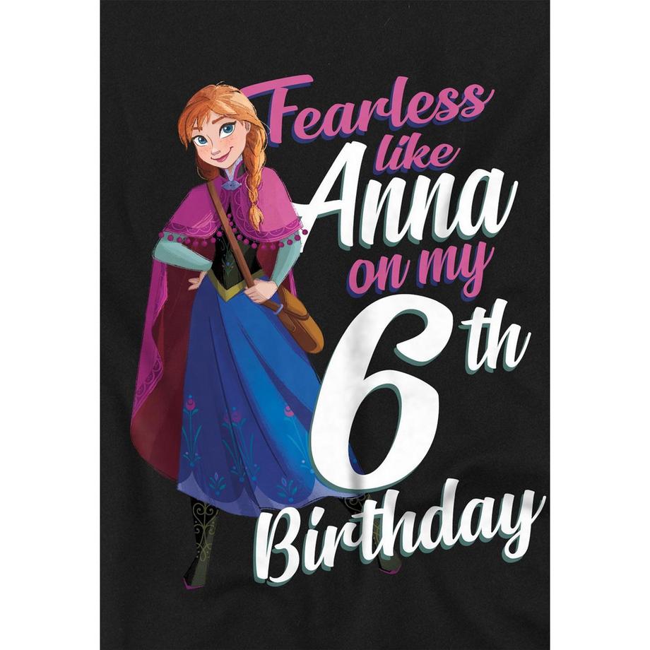 FROZEN  Fearless Like Anna TShirt  6 Geburtstag 