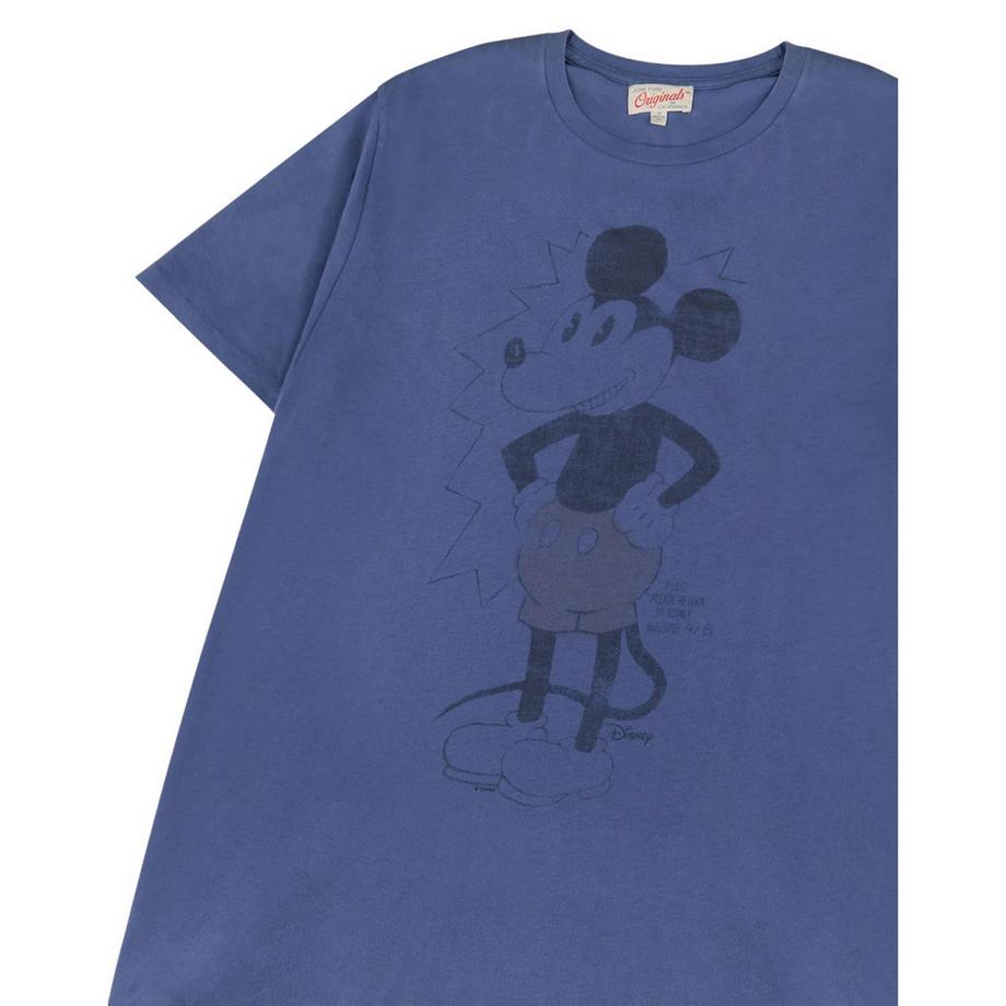 MICKEY MOUSE bedrucktes Kurzarm T-Shirt  
