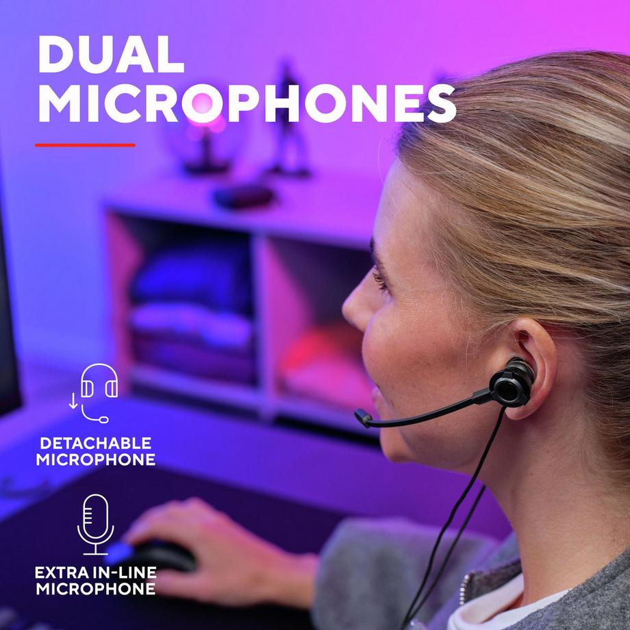 Trust  Casque de jeu intra-auriculaire multiplateforme GXT 406 Pine 