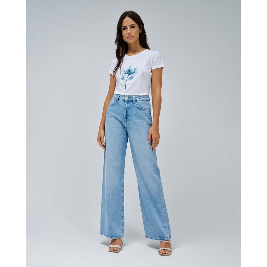 Salsa T-Shirt Stampa Grafica Floreale  