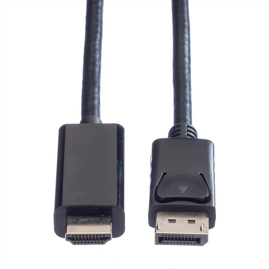 Value  VALUE 11.99.5787 cavo e adattatore video 3 m DisplayPort Nero 