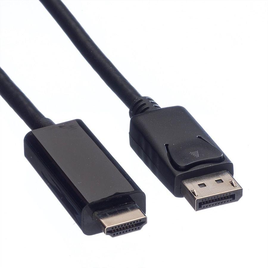 Value  VALUE 11.99.5787 câble vidéo et adaptateur 3 m DisplayPort Noir 