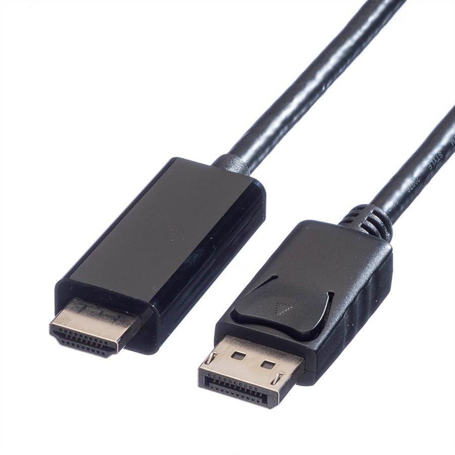 Value  VALUE 11.99.5787 câble vidéo et adaptateur 3 m DisplayPort Noir 