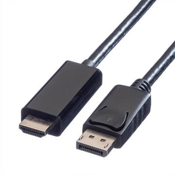 VALUE 11.99.5787 câble vidéo et adaptateur 3 m DisplayPort Noir