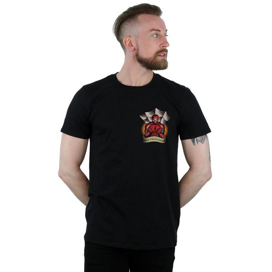 MARVEL Spider-Man Tattoo Style Grafik T-Shirt  
