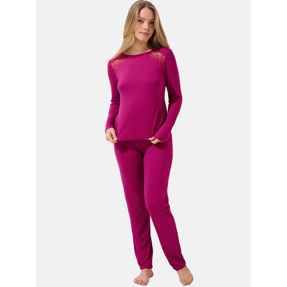 Pigiama pantaloni top maniche lunghe Evelyn