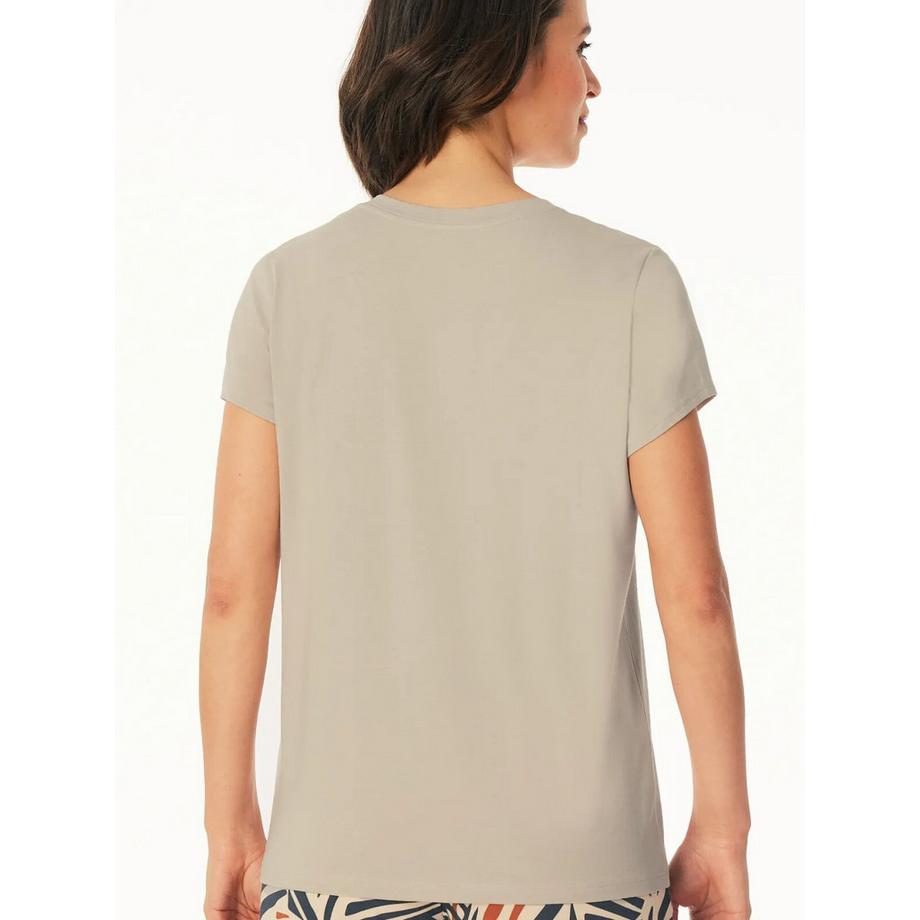 Schiesser T-shirt en coton col V  