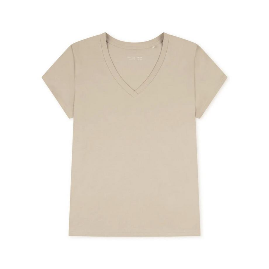 Schiesser T-shirt en coton col V  