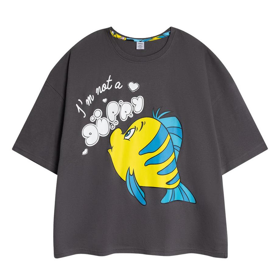 The Little Mermaid Schlafanzug Mit Langer Hose, Kurzärmlig  