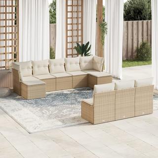 VidaXL Garten sofagarnitur poly-rattan  