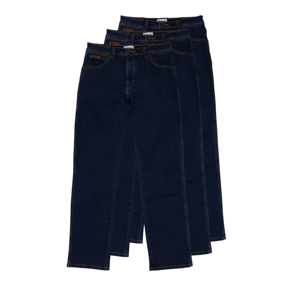 Texas Stretch 3-Pack Jeans Straight Fit