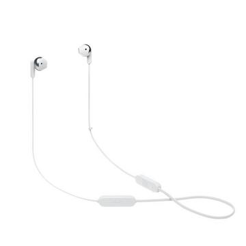 JBL Tune 215 Kopfhörer Kabellos im Ohr, Nackenband Musik Bluetooth Weiß