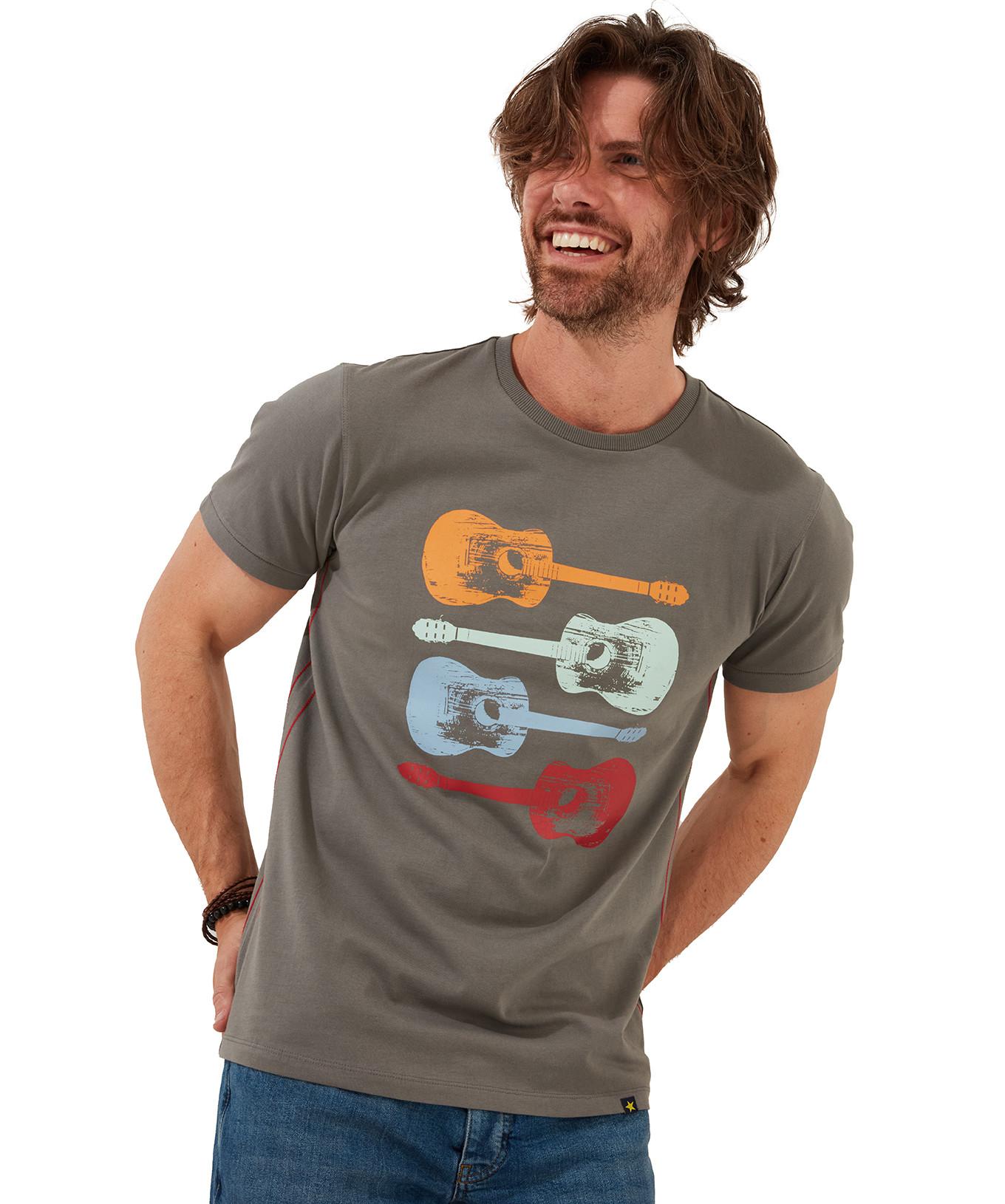 Joe Browns  Retro-T-Shirt mit Gitarrenmotiv 