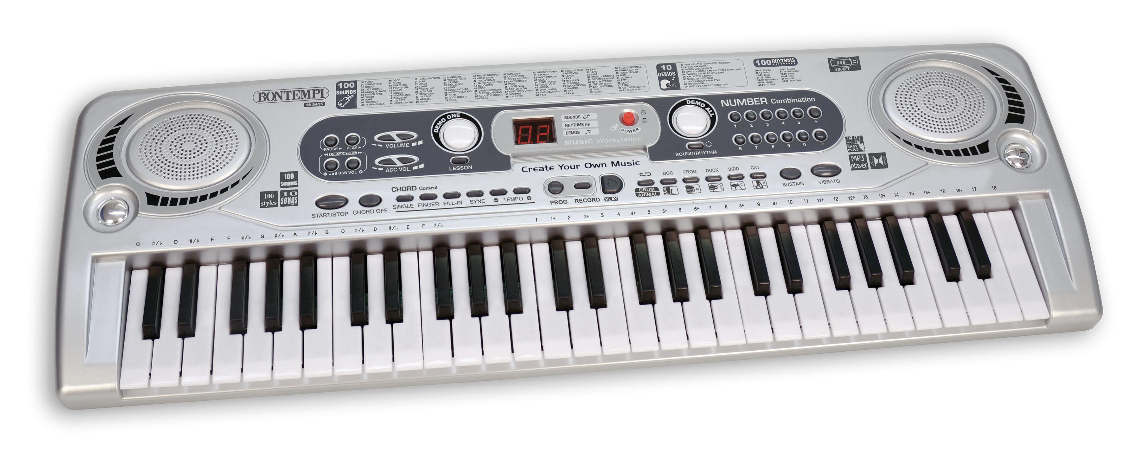 BONTEMPI  Digitales Keyboard mit 54 Tasten 