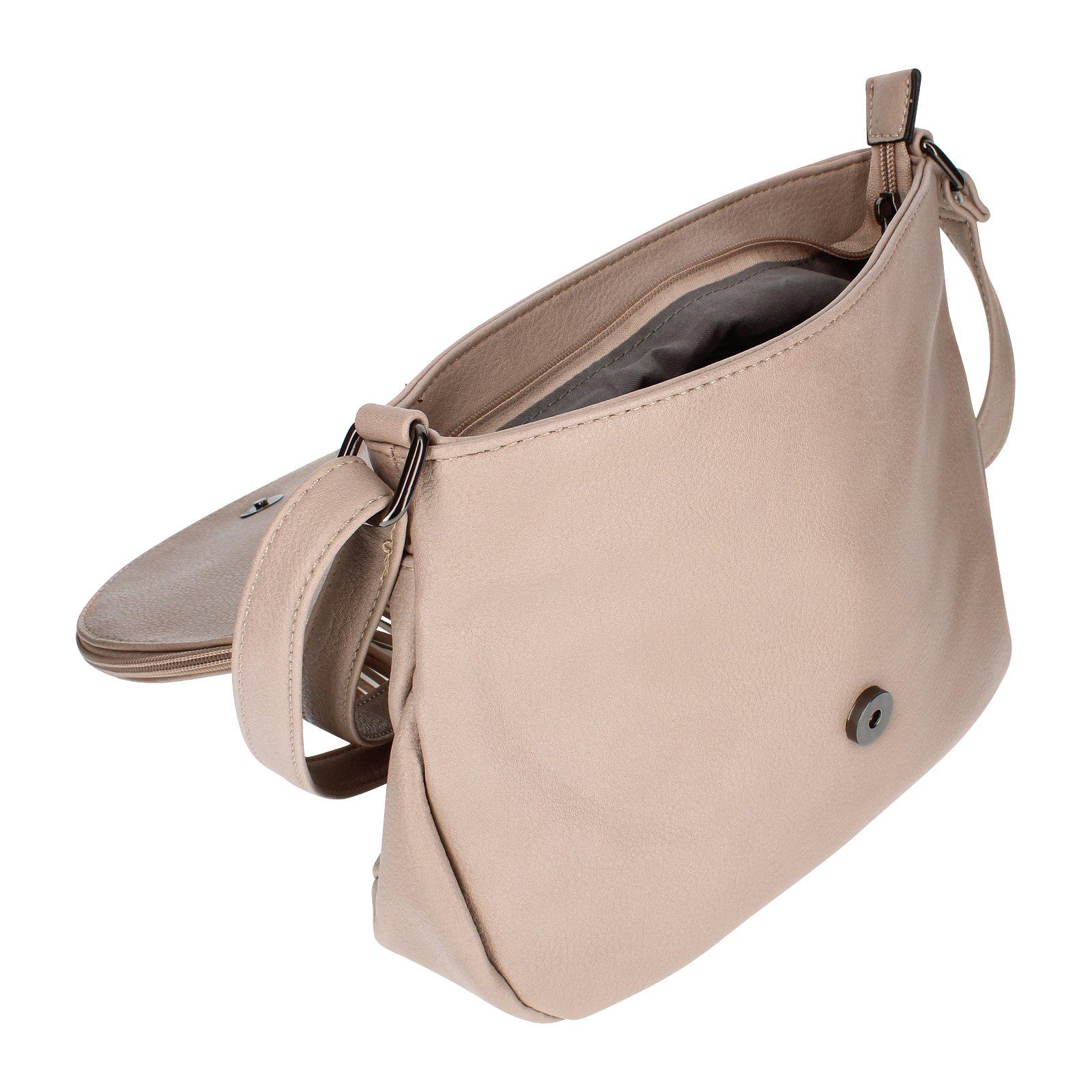 Gallantry  Borsa a tracolla con cerniera taupe 