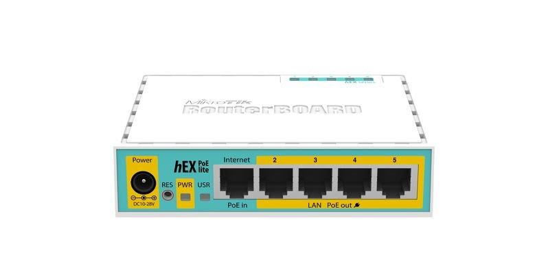 MikroTik  VPN-Router hEX PoE lite RB750UPR2 