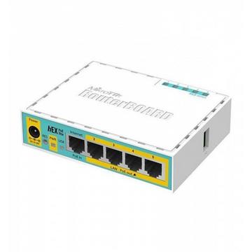 HEX PoE lite router cablato Fast Ethernet Bianco