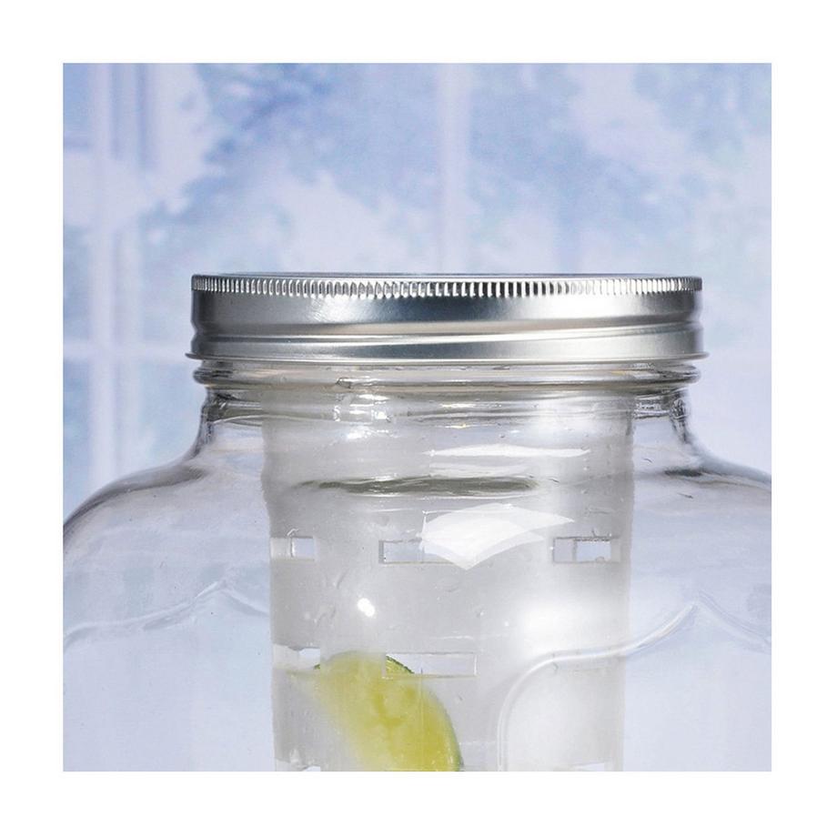 FS-STAR  Getränkespender aus Glas 4 Liter mit Zapfhahn 