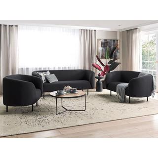 Beliani 3 Sitzer Sofa aus Polyester Klassisch LOEN  