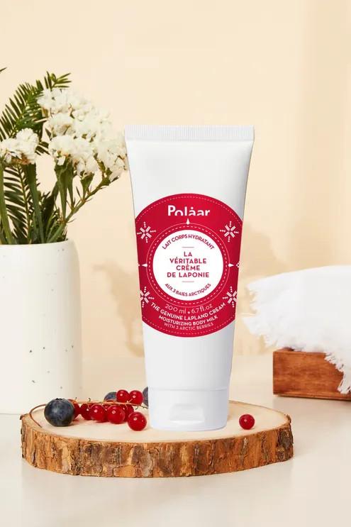 Polaar  Feuchtigkeitsspendende Körpermilch Echte Sahne aus Lappland mit 3 arktischen Beeren 